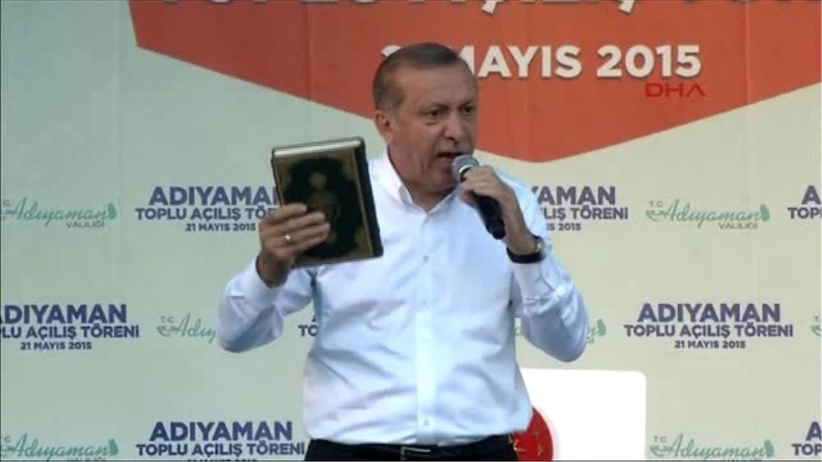 Adıyaman - Cumhurbaşkanı Erdoğan Nissibi Köprüsü Açılış Töreni\'nde Halka Hitap Etti 5