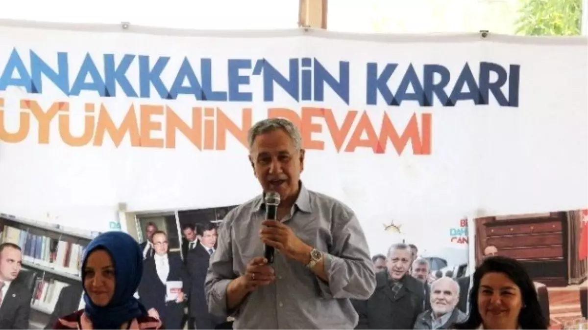 Arınç: "Tek Başına Gelecek Gücünüz Yoksa, Bırakın AK Parti\'nin Yakasını"