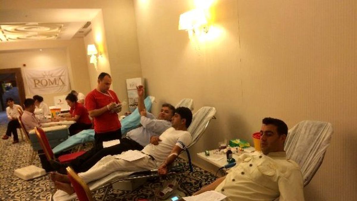 Roma Beach Spa\'da Kan Bağışı Kampanyası