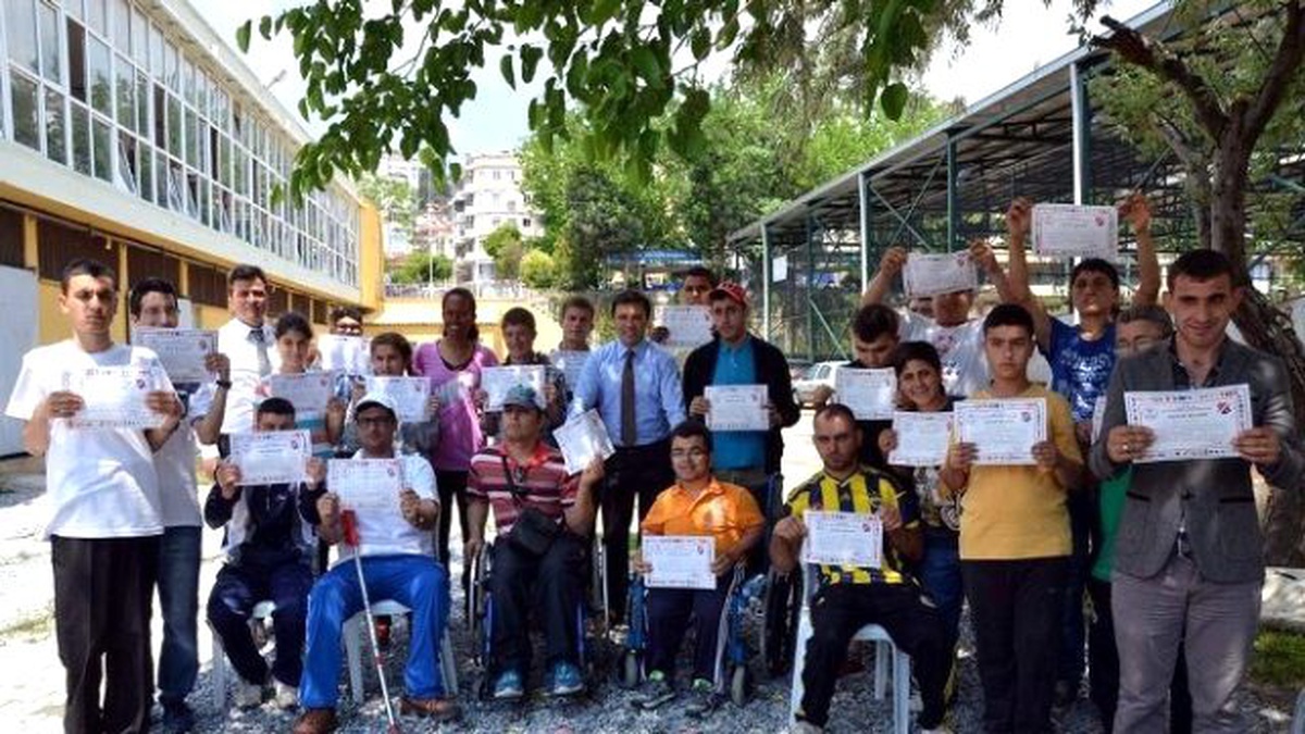 Aydın\'da Engelli Sporcular Yalnız Bırakılmadı