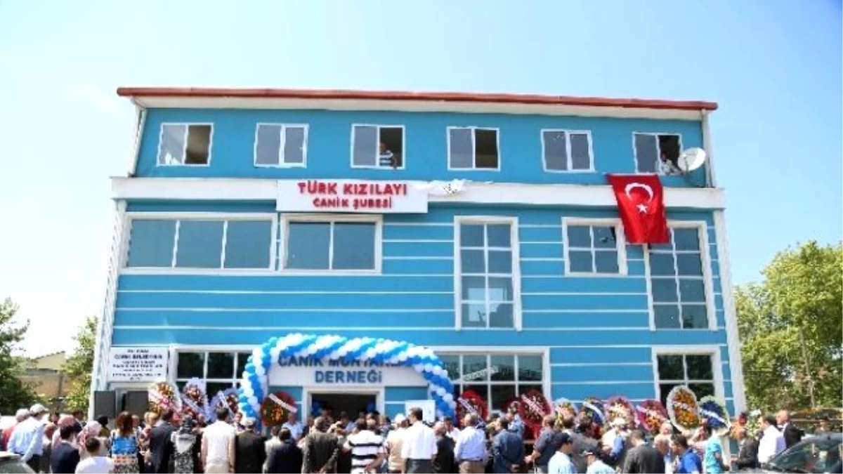 Canik\'ten Türk Kızılayı\'na Yeni Bina