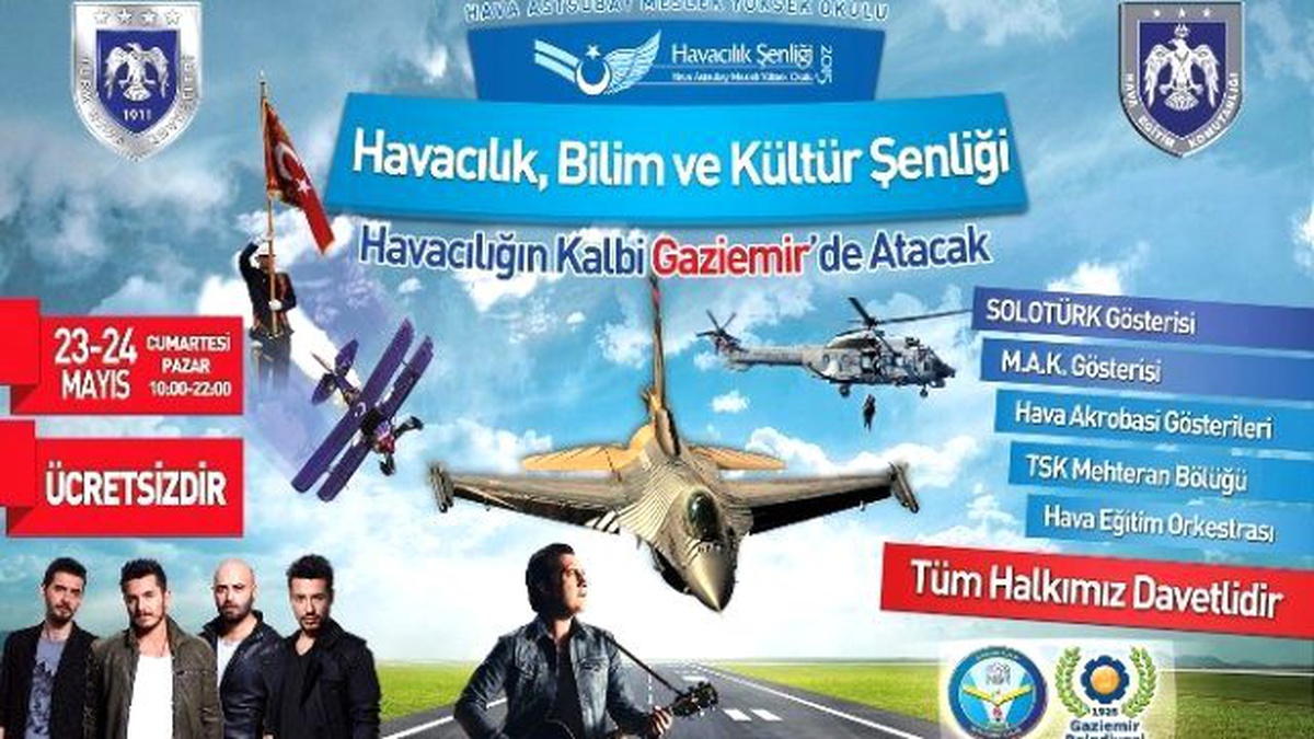 Havacılık Bilim ve Kültür Şenliği Başlıyor