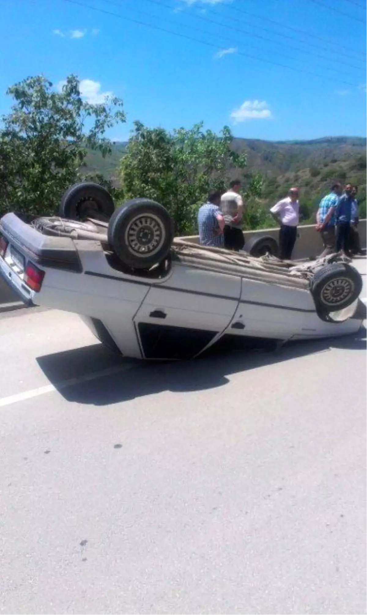 İskilip\'te Trafik Kazası: 1 Yaralı