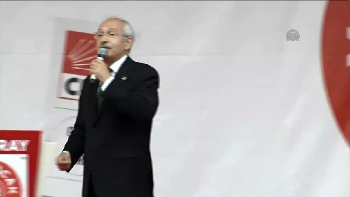 Kılıçdaroğlu: "Ben Cebimi Doldurmak İçin Başbakan Olmak İstemiyorum"