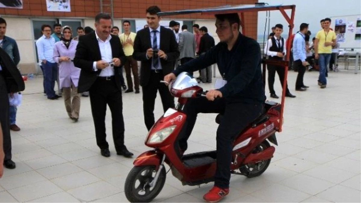 Ktü\'lü Öğrencilerden Güneş Enerjisi ile Çalışan Motosiklet