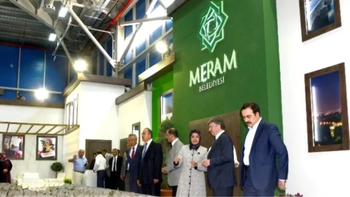 Meram Belediyesi\'nin Standına Yoğun İlgi