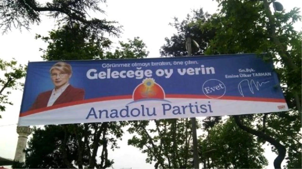 Anadolu Partisinden Seçim Afişi Tepkisi