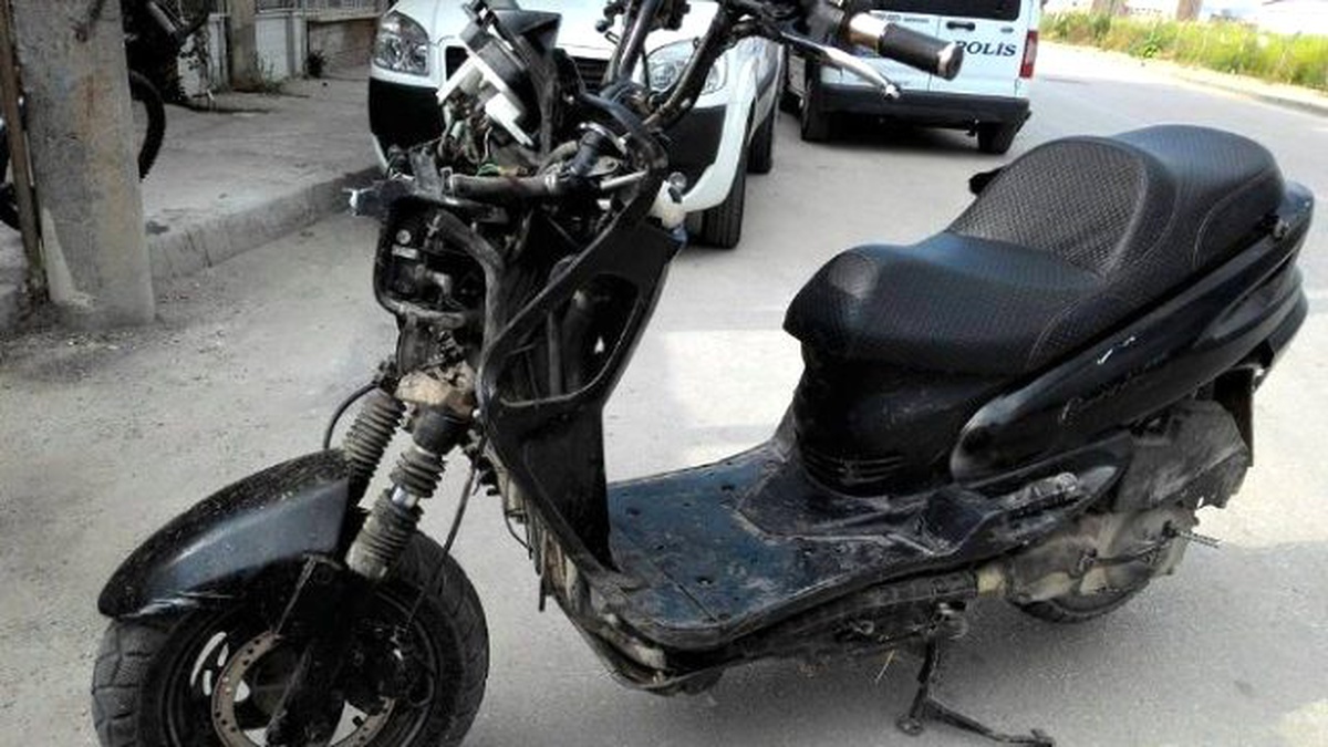Çalınan Motosiklet Parçaları Sökülmüş Olarak Bulundu