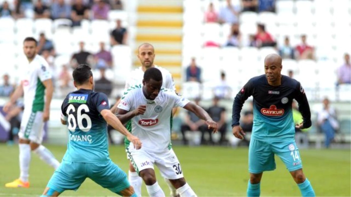 Konyaspor Evinde Çaykur Rizespor\'la 1-1 Berabere Kaldı