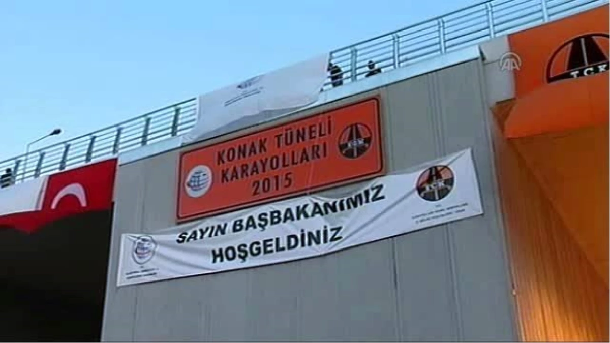 Davutoğlu, Konak Tünelleri\'nin Açılış Törenine Katıldı