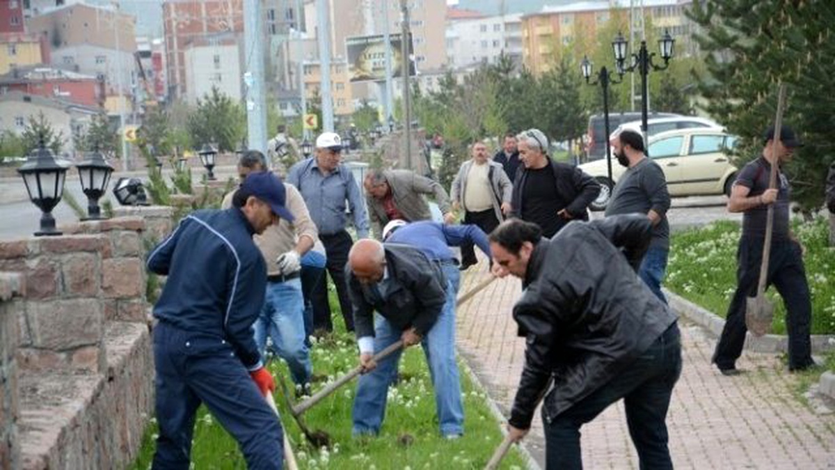 Fidan Dikim Çalışmaları Kür-kale Rekrasyon Alanıda Devam Ediyor