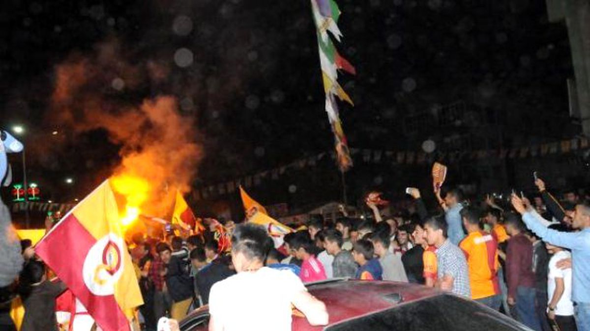 Hakkari\'de Galatasaray Coşkusu
