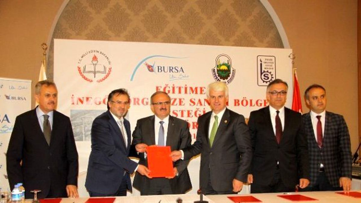 İnegöl Osb Ortaokulu Protokolü İmzalandı
