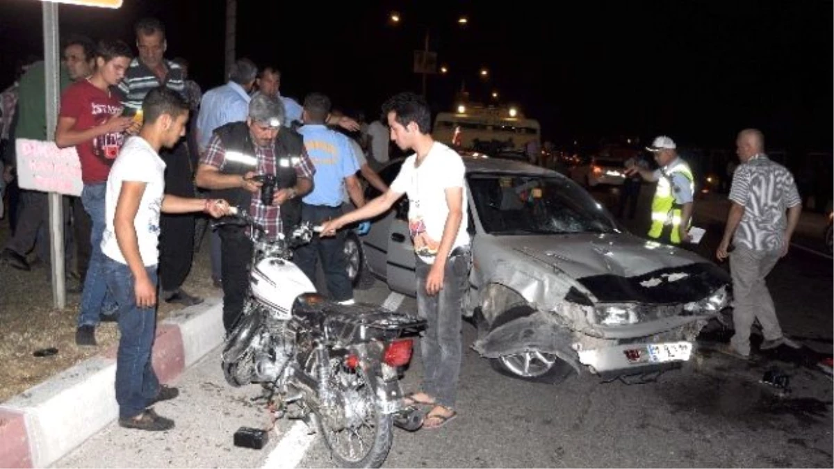 Mersin\'de Trafik Kazası : 1 Ölü, 1 Yaralı