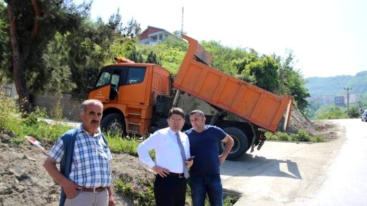 Milletvekili Yılmaz Tunç Yol Düzenleme Çalışmalarını İnceledi