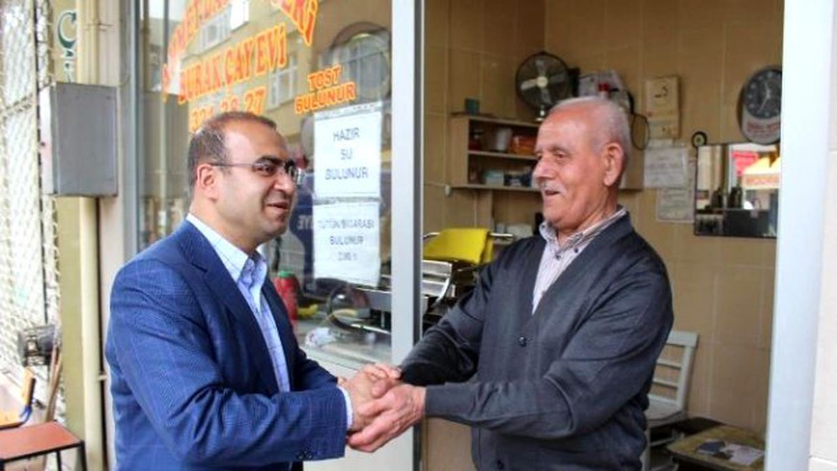 Özhan, Esnafı Ziyaret Etti