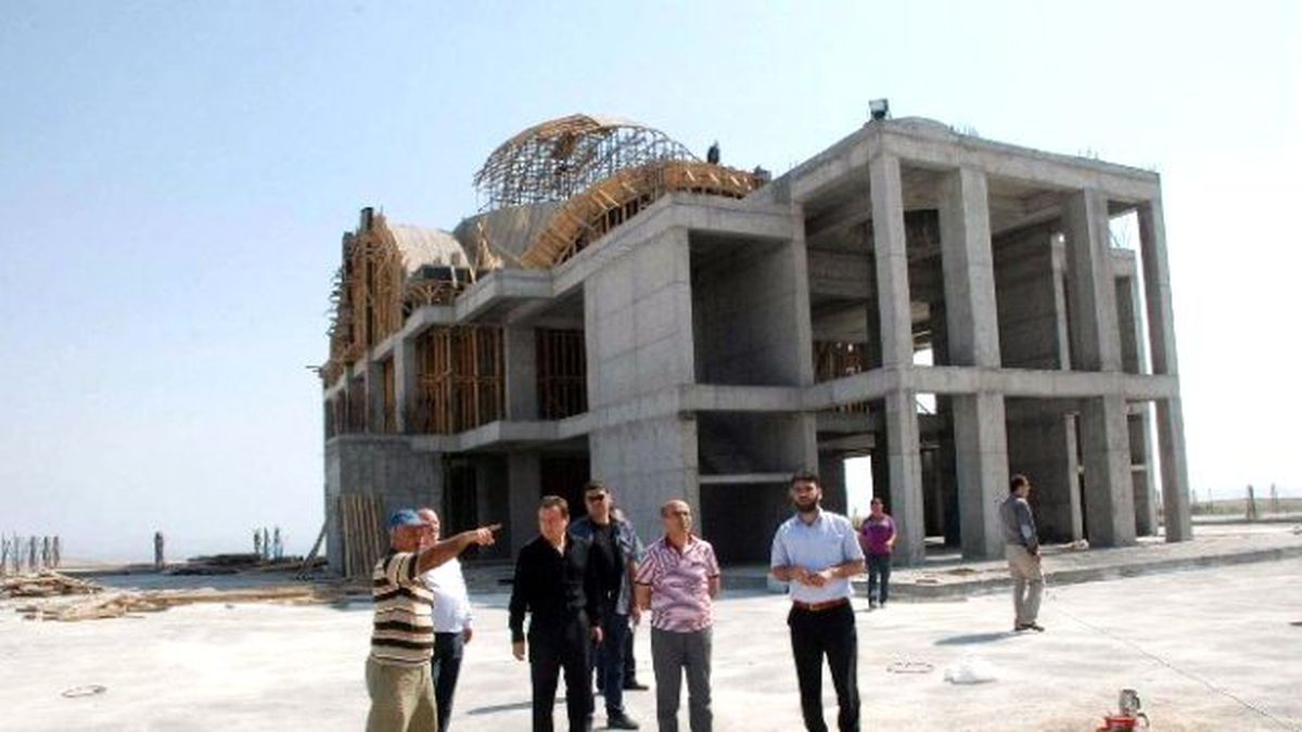 Sahabe Camii ve Külliyesi İnşaatı Yapımı Devam Ediyor