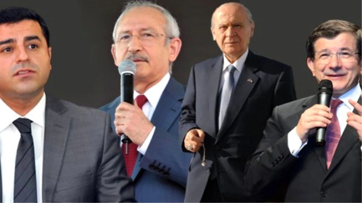 2 Gün Önce Yapılan Ankette AK Parti\'nin Oyu Yüzde 45, HDP Baraj Altında