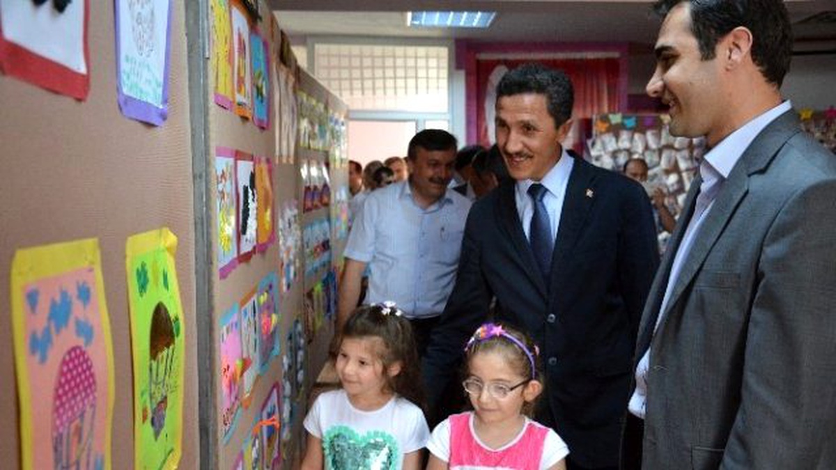 Anaokulu Öğrencilerinden Yıl Sonu Sergisi