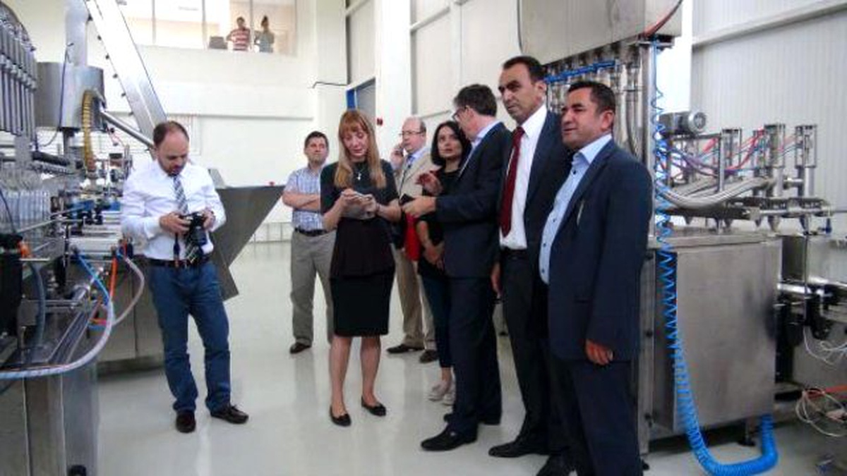 Birleşmiş Milletler Heyeti, Kilis\'te Zeytinyağı Tesisini İnceledi