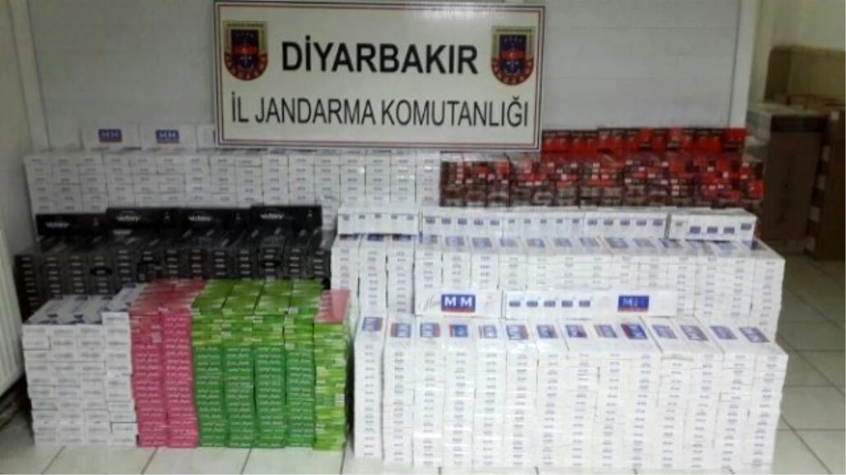 Diyarbakır\'da 32 Bin 755 Paket Kaçak Sigara Ele Geçirildi