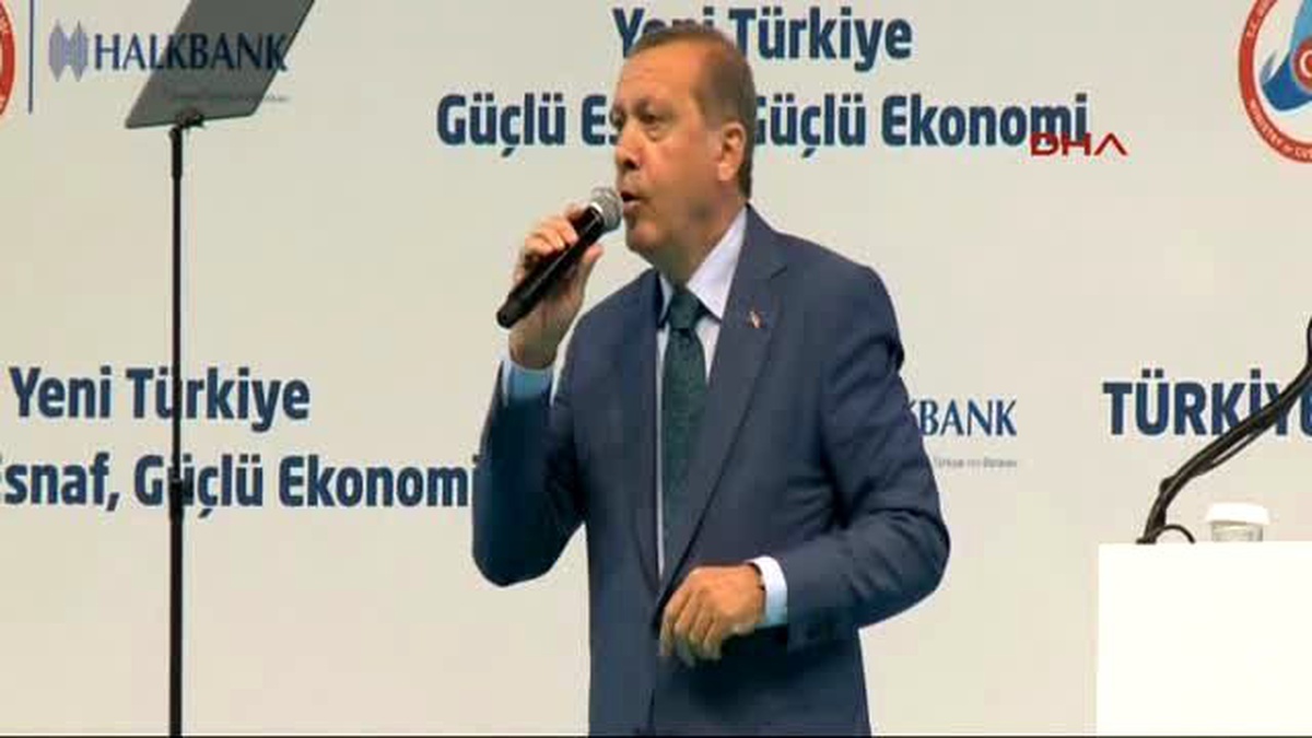 Erdoğan Pankartları Okudu, Muhalefete Yüklendi. 2