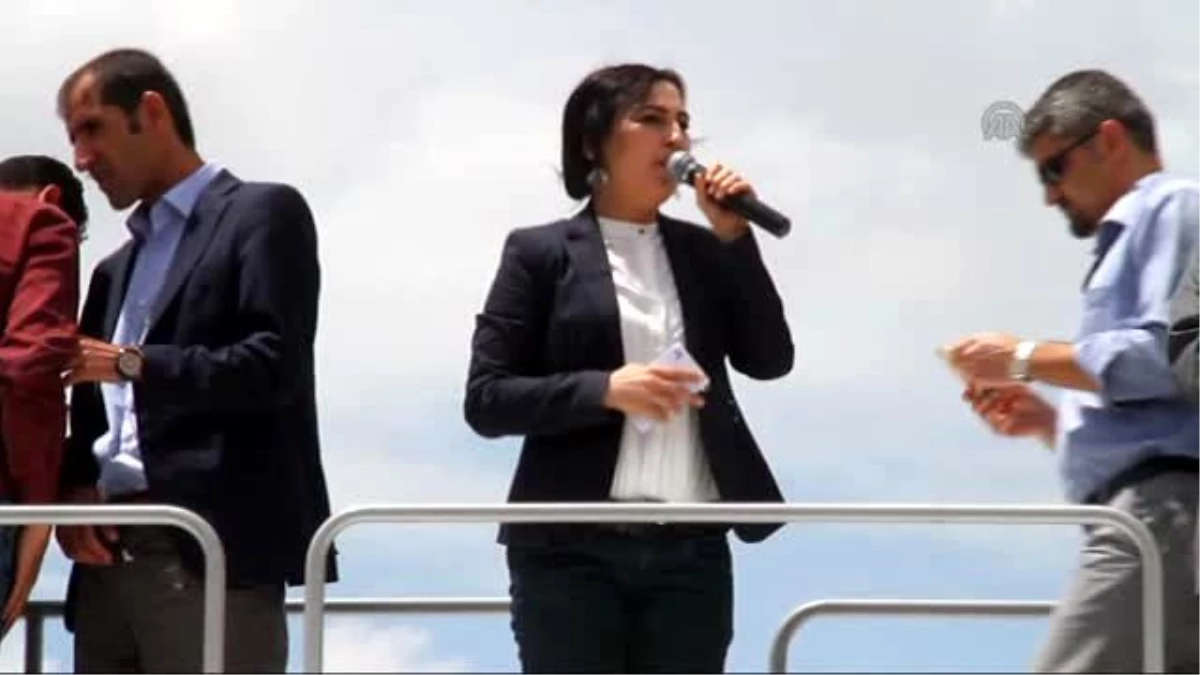 Hdp Çaldıran Mitingi - Hdp Eş Genel Başkanı Yüksekdağ