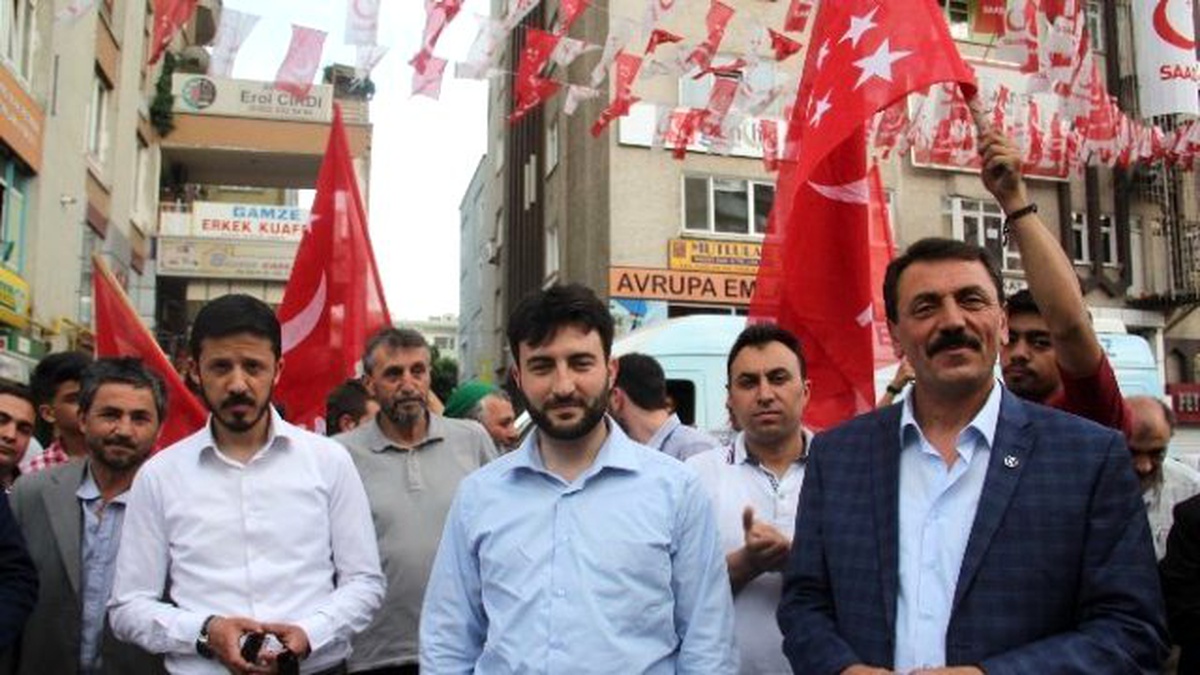 Kayesri\'de Sp Konvoyuna Büyük İlgi
