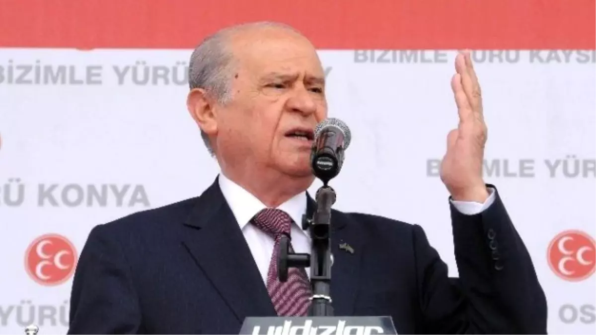 MHP Genel Başkanı Devlet Bahçeli Açıklaması