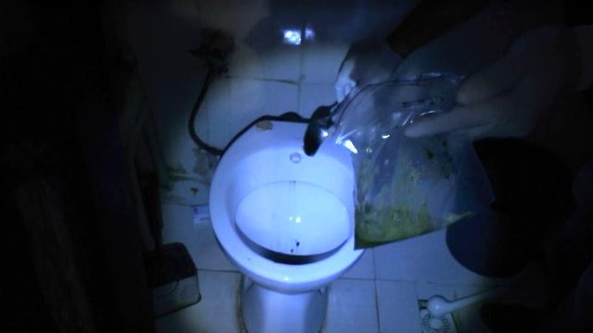 Polis Baskınında Uyuşturucuları Klozete Attılar