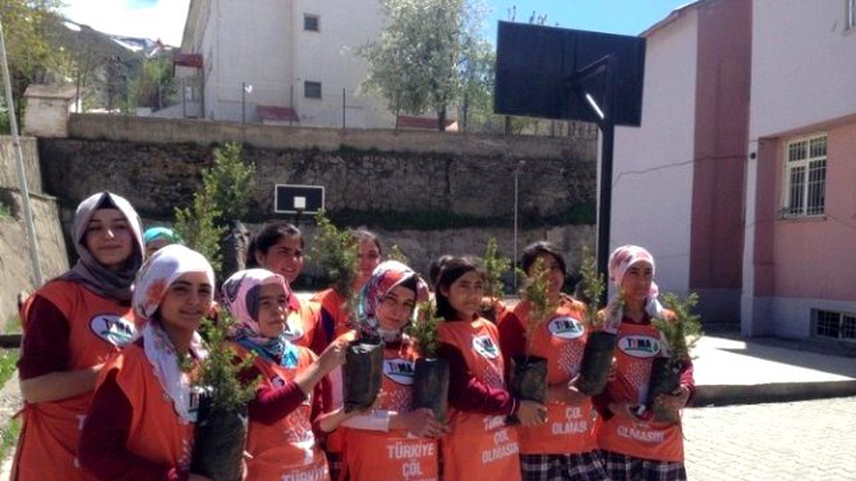 Tema Vakfı\'ndan Ağaçlandırma Çalışması