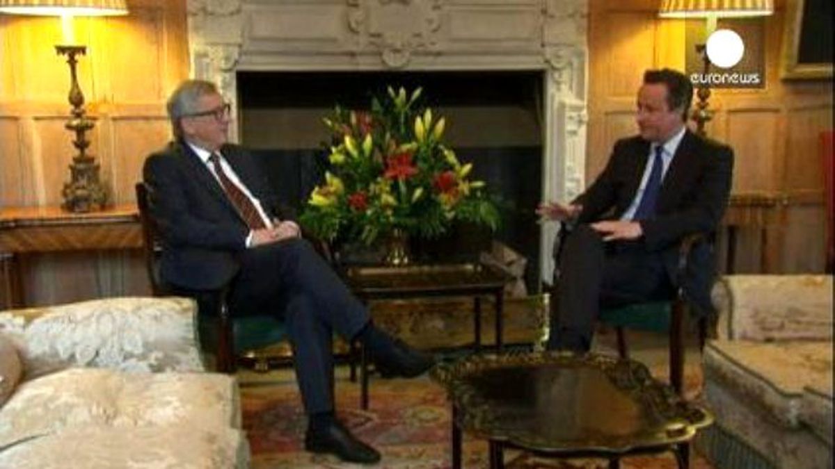 Cameron ve Junker Londra\'nın AB Üyeliğini Ele Aldı