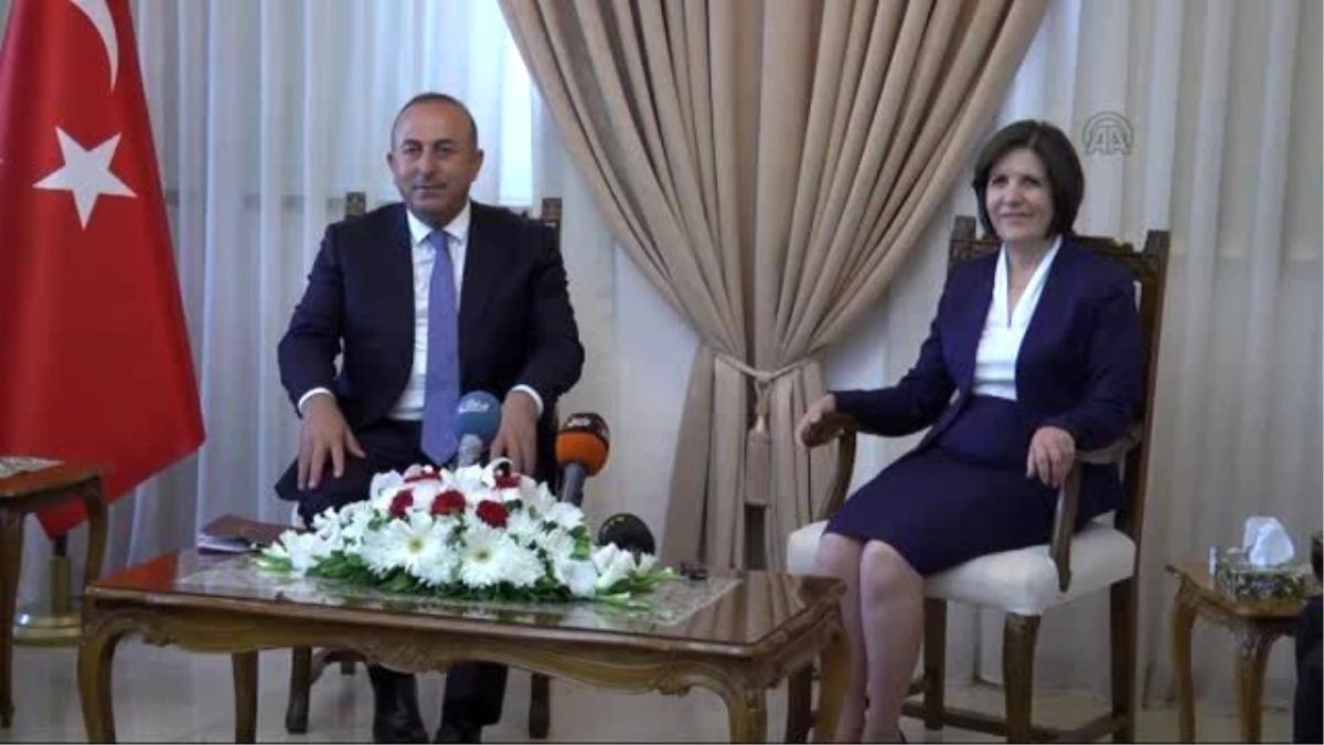 Çavuşoğlu, KKTC Meclis Başkanı Siber ve Başbakan Yorgancıoğlu ile Görüştü