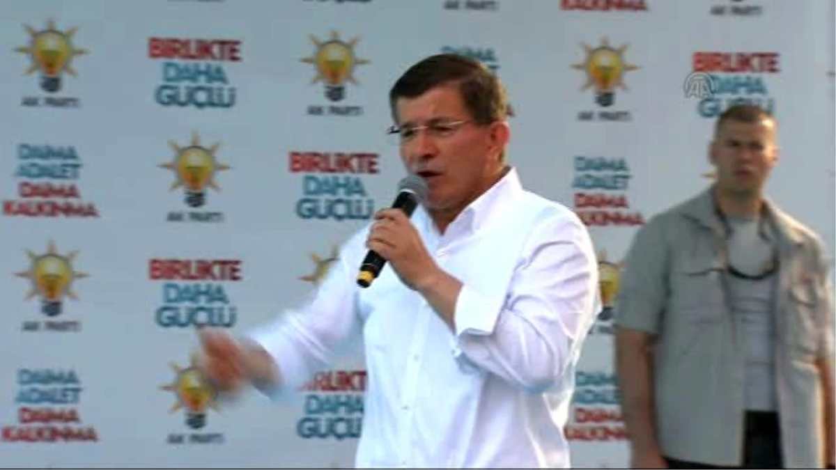 Davutoğlu - Siyasi Parti Binalarına Saldırılar