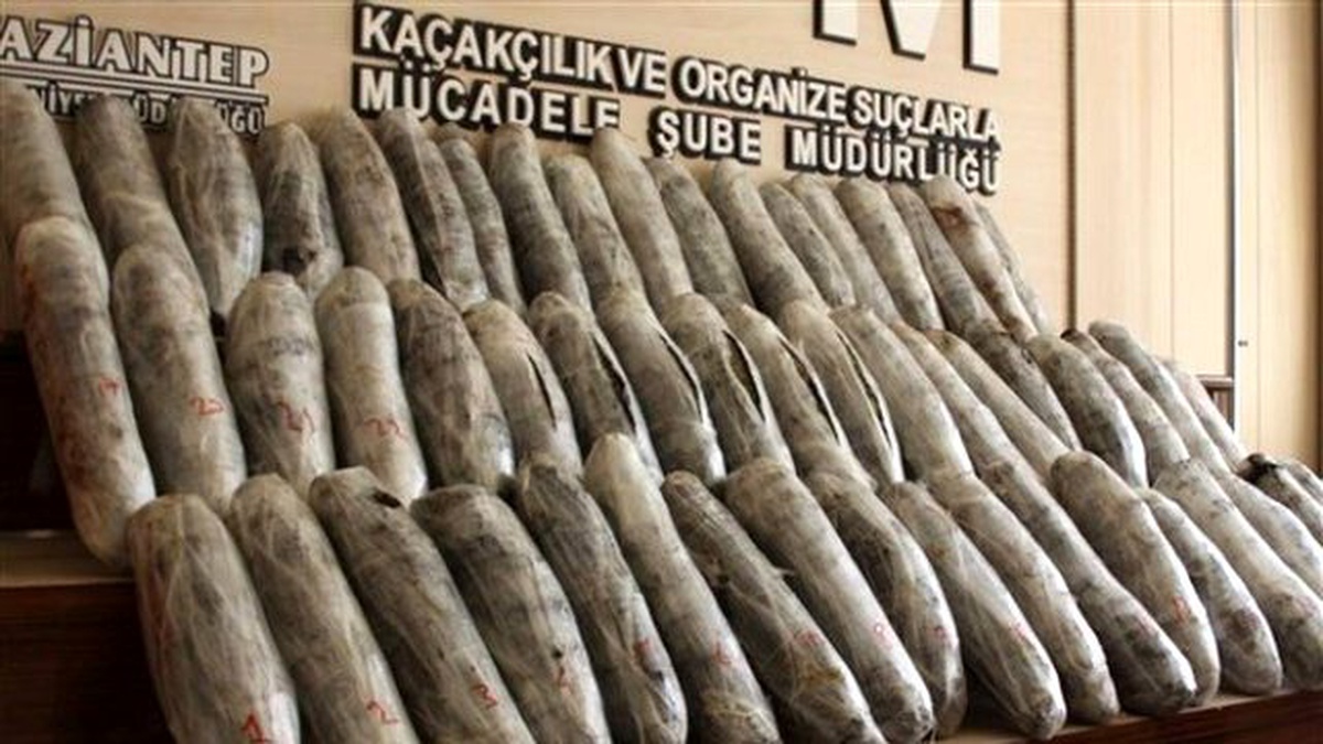 Gaziantep\'te 52 Kilogram Esrar Ele Geçirildi