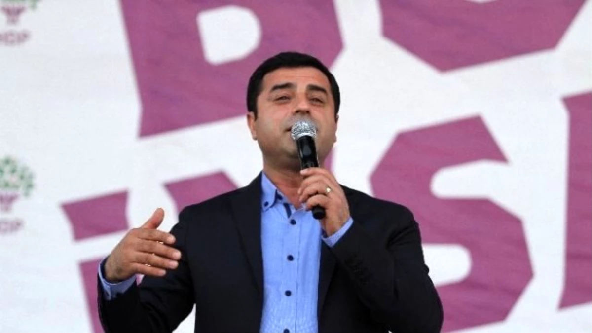 Hdp Eş Genel Başkanı Demirtaş\'ın Antalya Mitingi