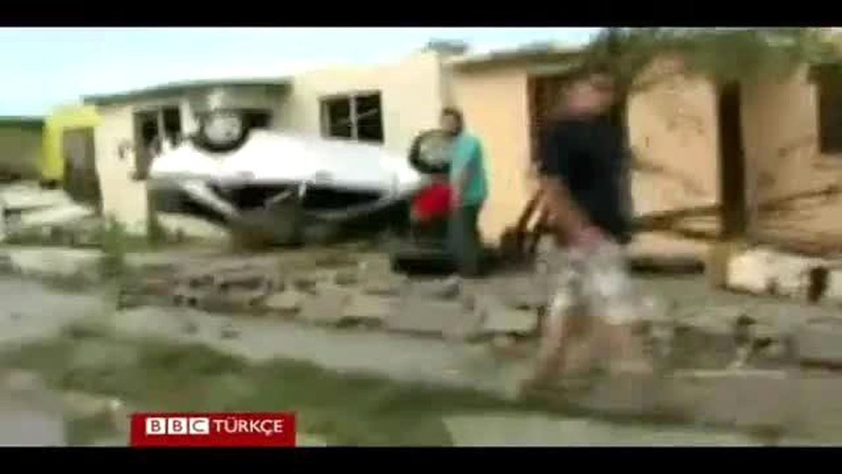 Hortum Meksika\'nın Kuzeyini Yerle Bir Etti