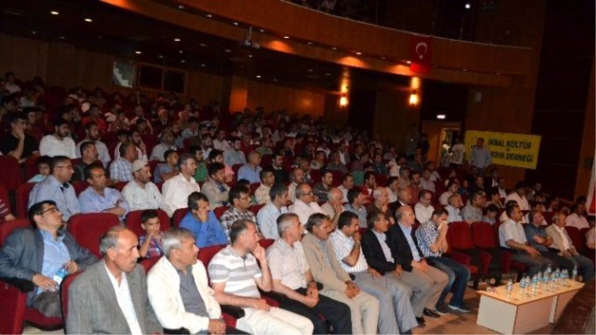 İkbal Kültür ve Yardım Derneği\'nden Konferans