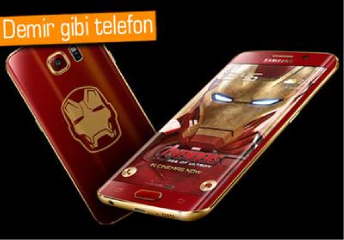 Iron Man Temalı Özel Üretim Galaxy S6 Edge\'ler Satışa Çıkıyor