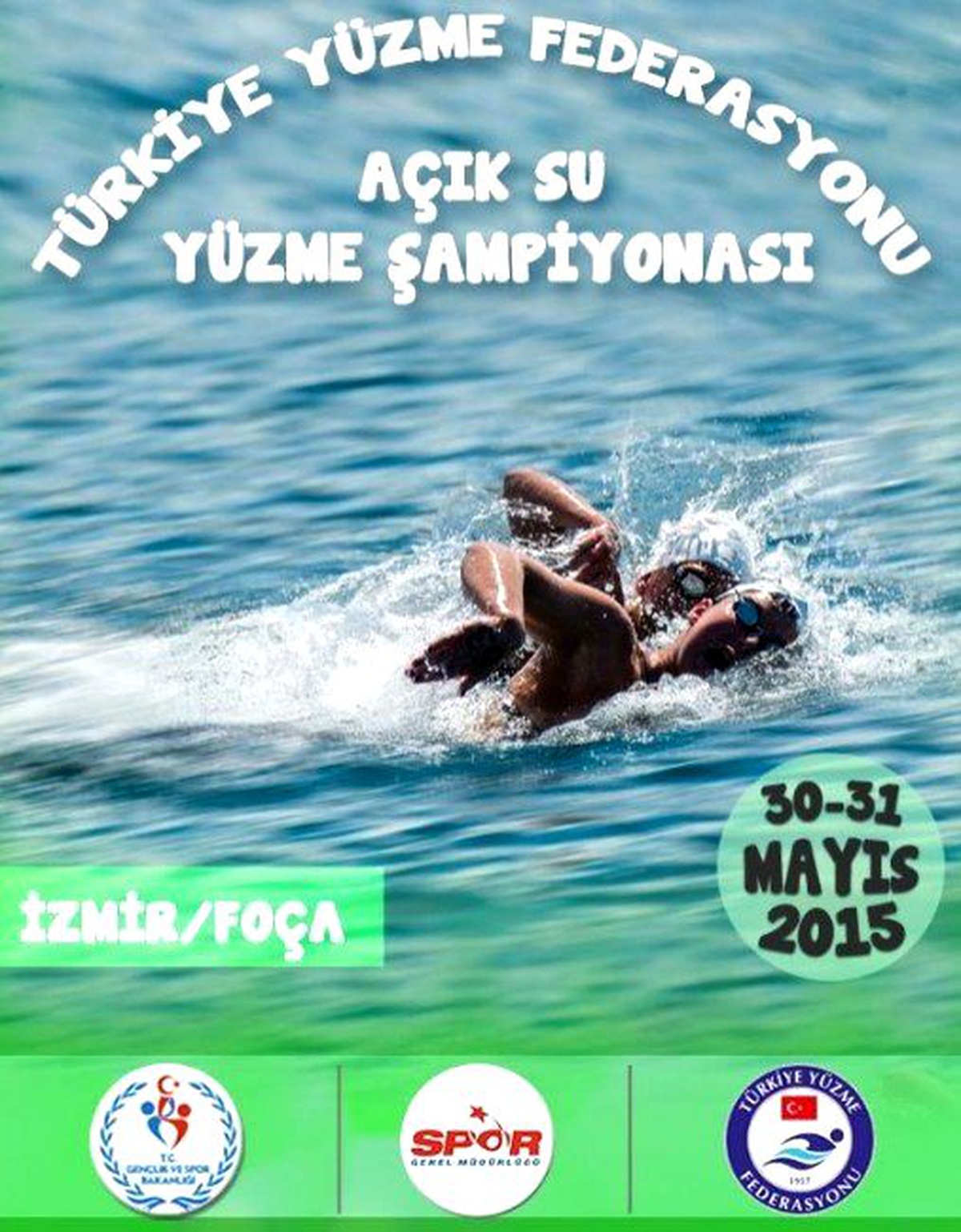 İzmir\'de Türkiye Açık Su Yüzme Şampiyonası
