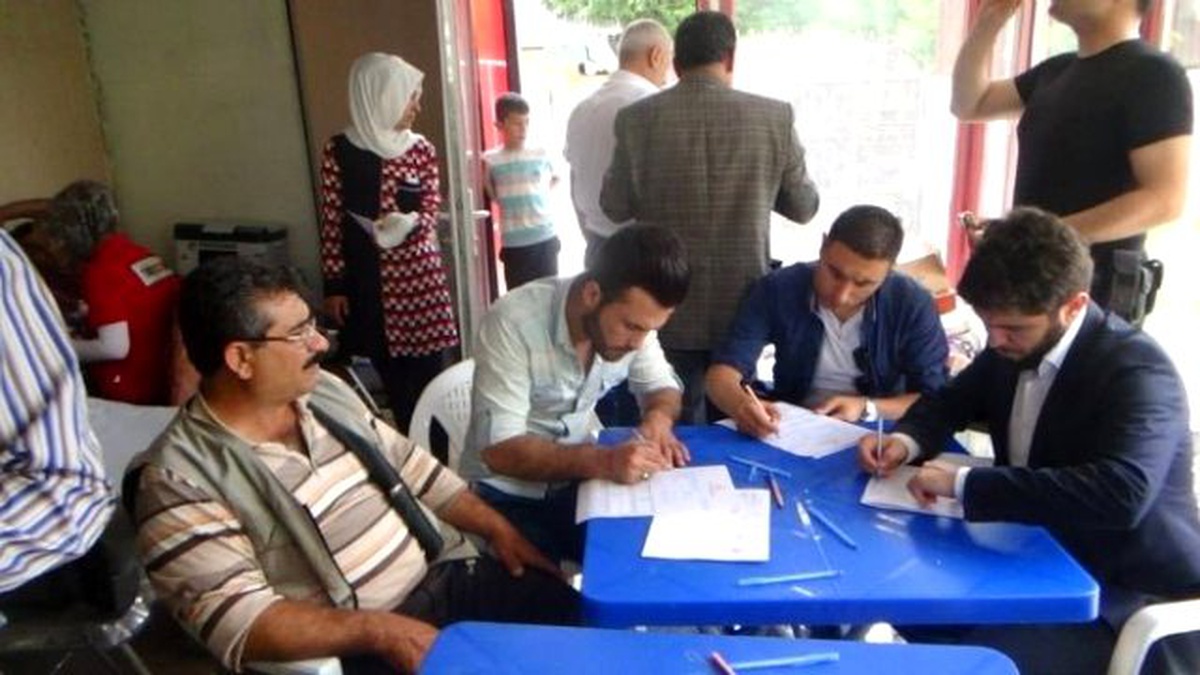 Kulp\'ta Kızılay\'a 114 Ünite Kan Bağışı Yapıldı