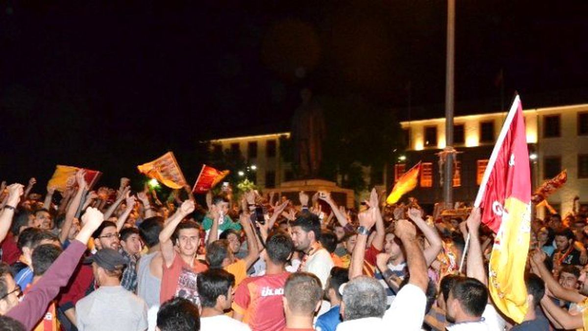 Malatya\'da Galatasaray Coşkusu