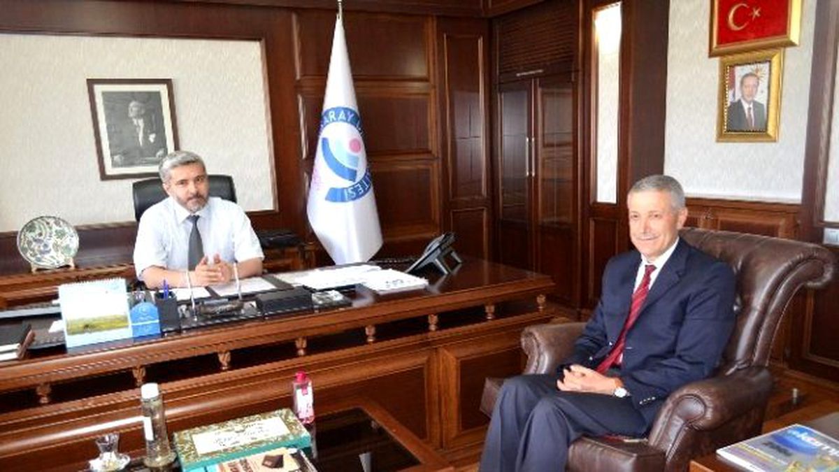 Sgk İl Müdürü Çalışkan\'dan Rektör Şahin\'e Ziyaret