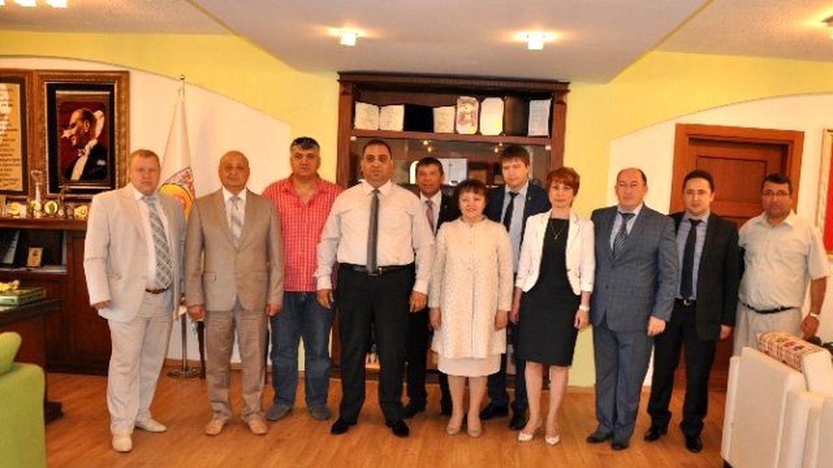 Tataristan Heyetinden Başkan Can\'a Ziyaret