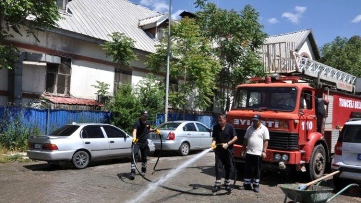 Tunceli\'de Belediyeden Temizlik Seferberliği