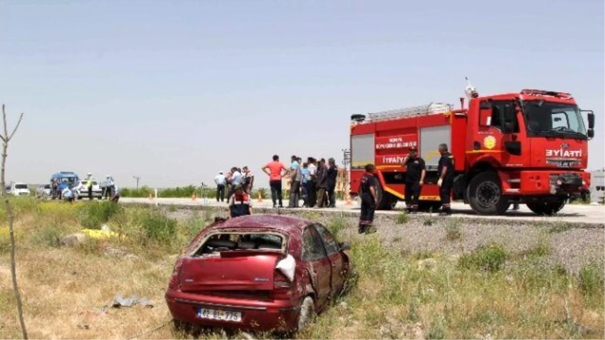 Cihanbeyli\'de Trafik Kazası: 1 Ölü, 2 Yaralı