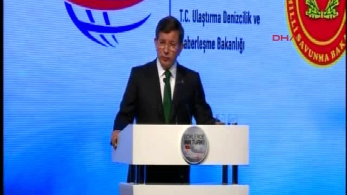 Davutoğlu : 2019\'da İlk Uçak Uçuşa Geçecek