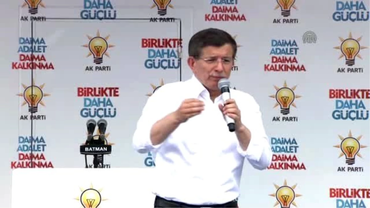 Davutoğlu: "Çözüm Sürecinden Taviz Vermeyeceğiz"