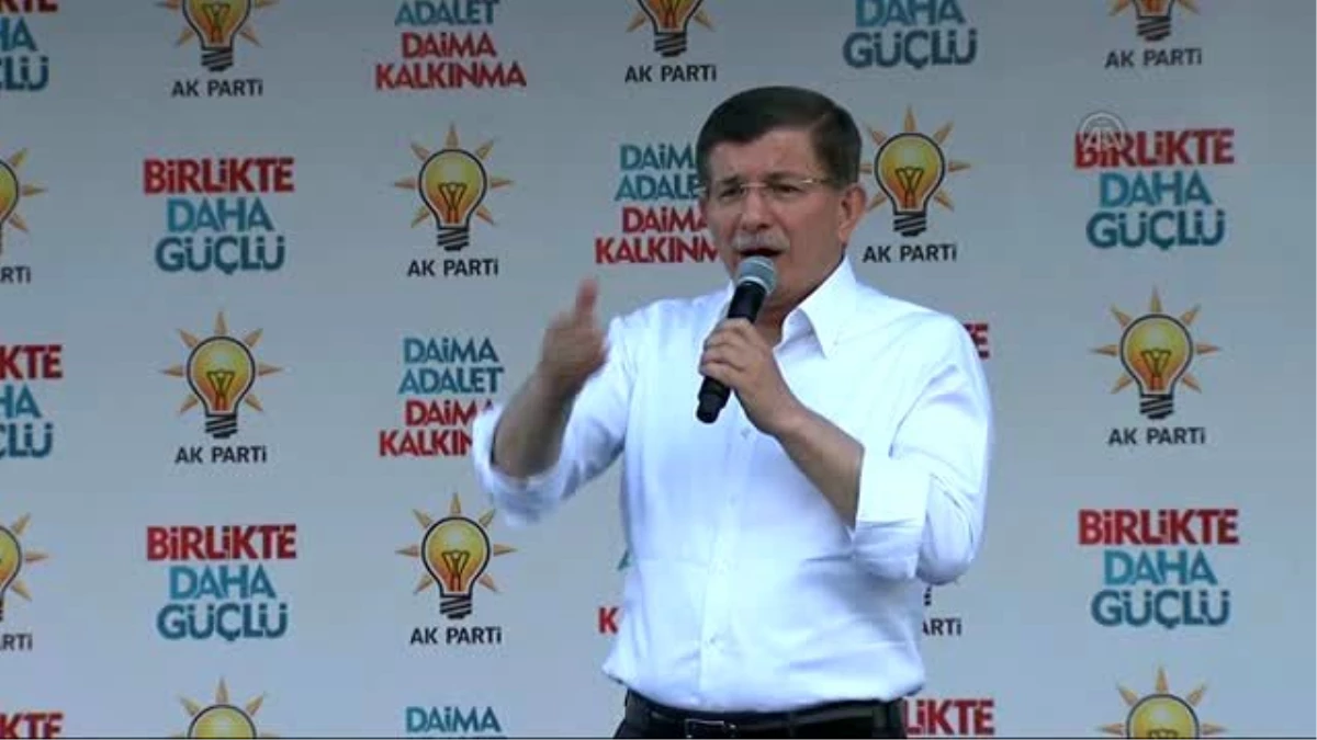 Davutoğlu: "Derin Devlet Zihniyeti Hdp\'nin Barajı Aşması İçin Çağrı Yapıyor"