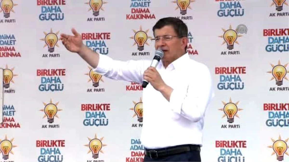 Davutoğlu: "Kürtlerin Baraj Sorunu Yok, Baraj Sorunu Hdp\'nin"
